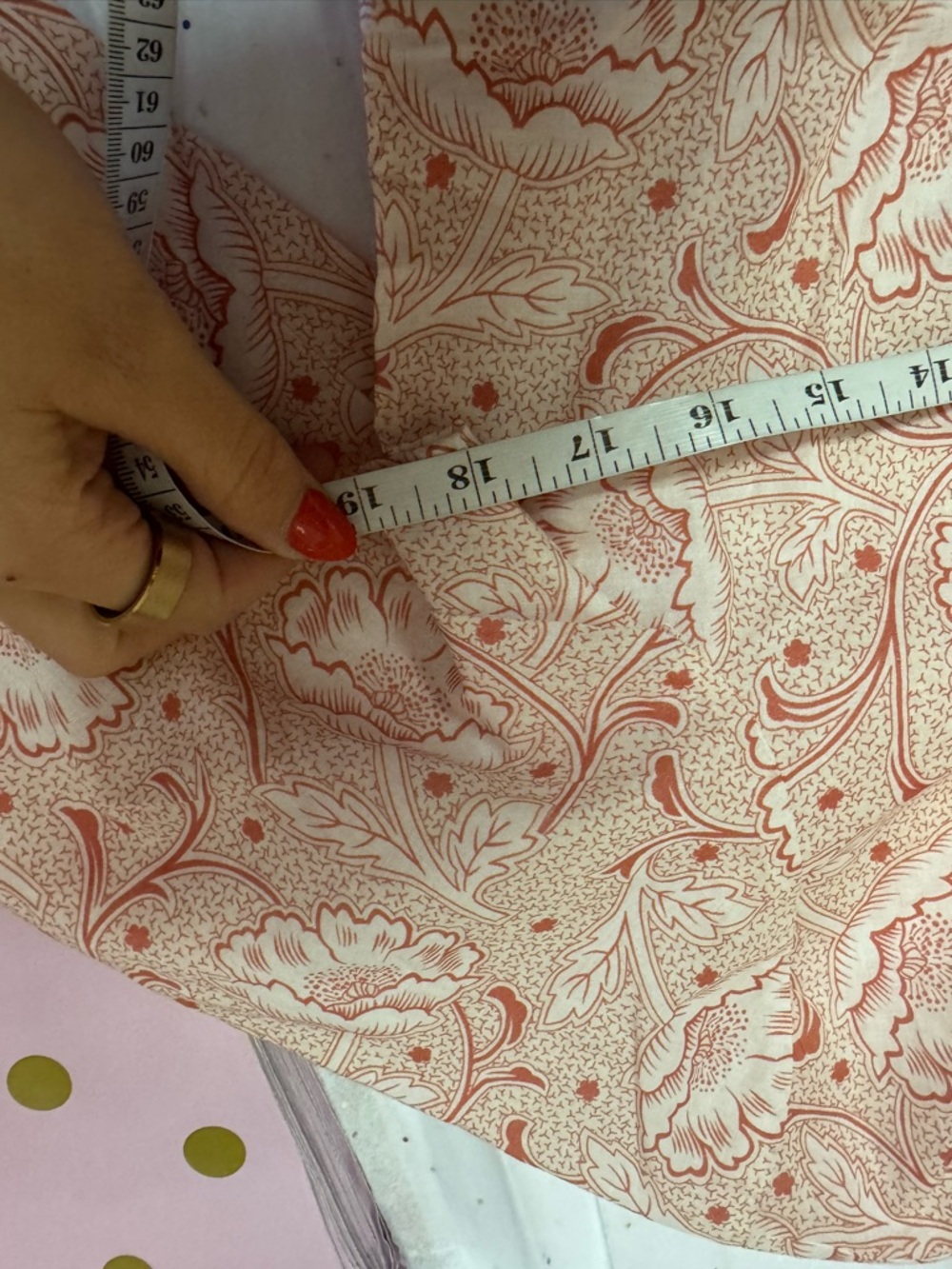 Women's Pink Paisley Midi Shirt Dress - Picture 9 of 10